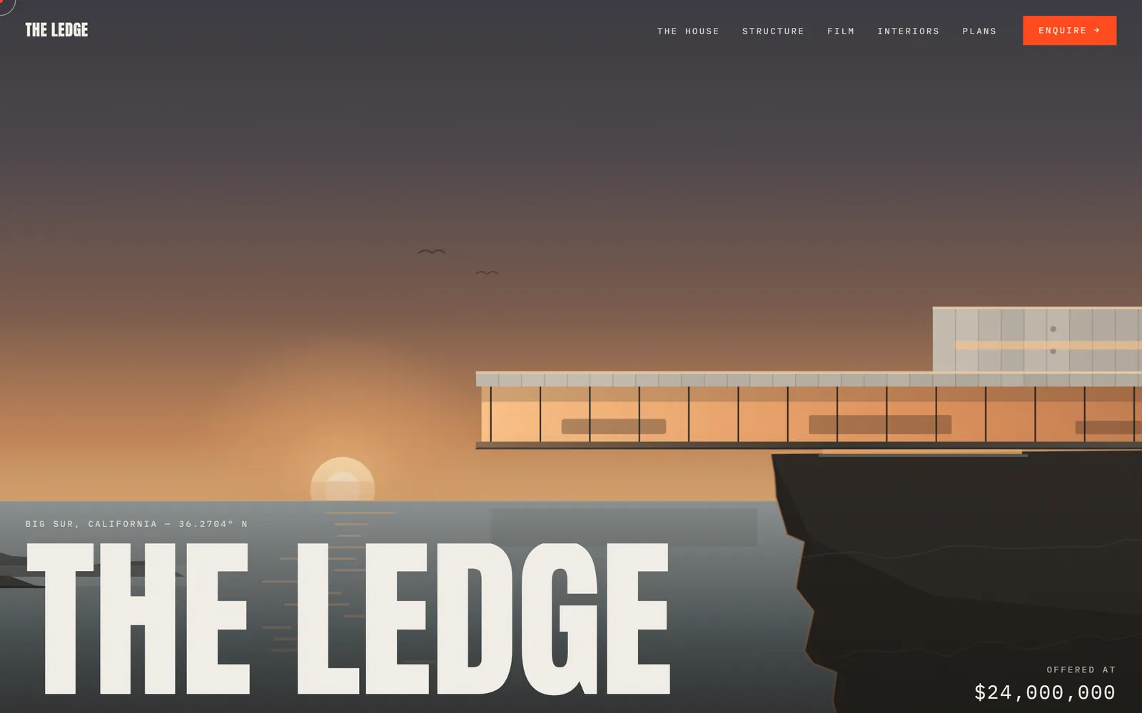 The Ledge website
